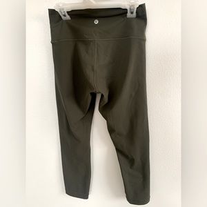 Lululemon dark olive leggings